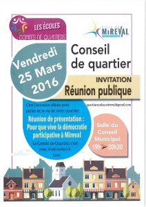 com de quartier 25 mars