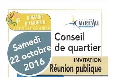 Conseil de quartier | Samedi 22 Octobre