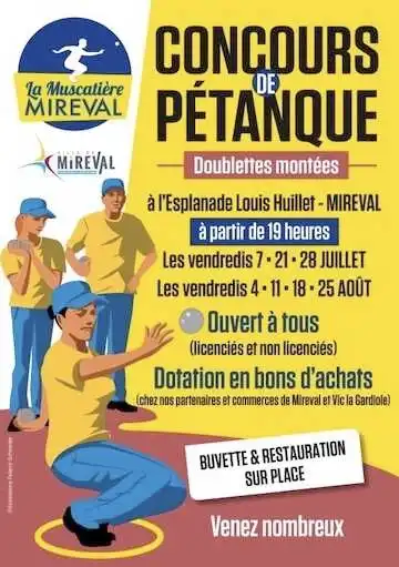 Concours Pétanque Mireval – ETE 2023