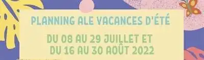 Programme Animation Jeunes Été 2022 – ALE et Club Ados