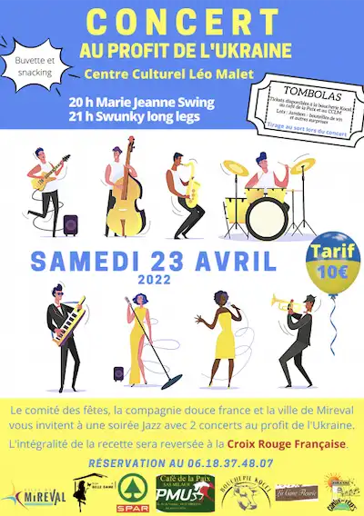 Concert Solidarité Ukraine – Samedi 23 avril – CCLM