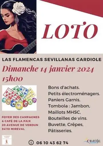 LOTO au Foyer des Campagnes – Dimanche 14 janvier