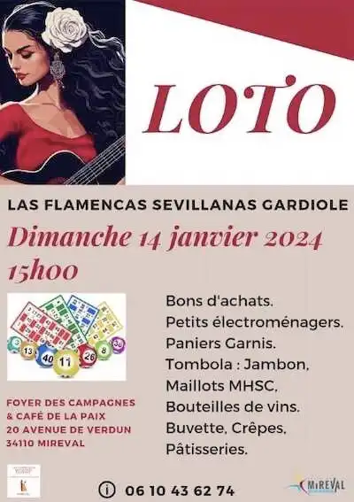 LOTO au Foyer des Campagnes – Dimanche 14 janvier