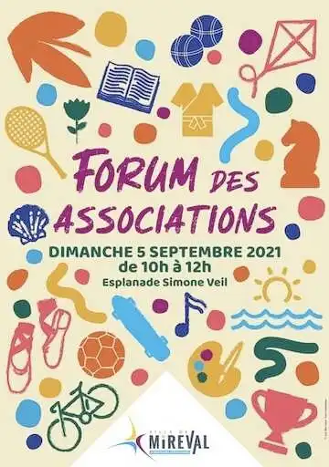 FORUM DES ASSOCIATIONS – Dimanche 5 septembre de 10h à 12h