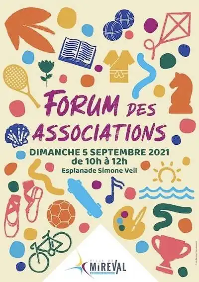 FORUM DES ASSOCIATIONS – Dimanche 5 septembre de 10h à 12h