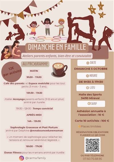 Dimanche en famille - Ateliers parents-enfants