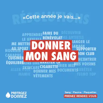 Don du sang le 27 janvier 2025