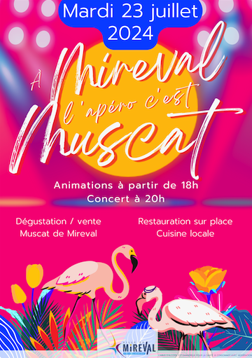 Fête du Muscat – Mardi 23 juillet 2024 – Place Louis Aragon