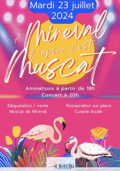 Fête du Muscat – Mardi 23 juillet 2024 – Place Louis Aragon