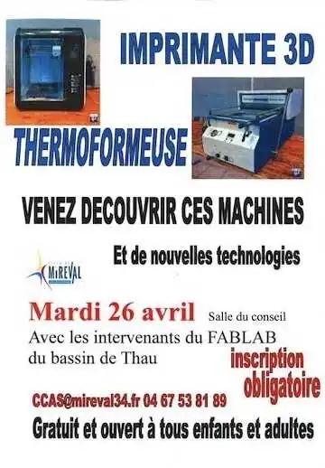 Découverte nouvelles technologies – mardi 26 avril