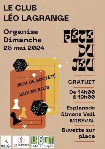 Fête des jeux – 26 mai – Mireval