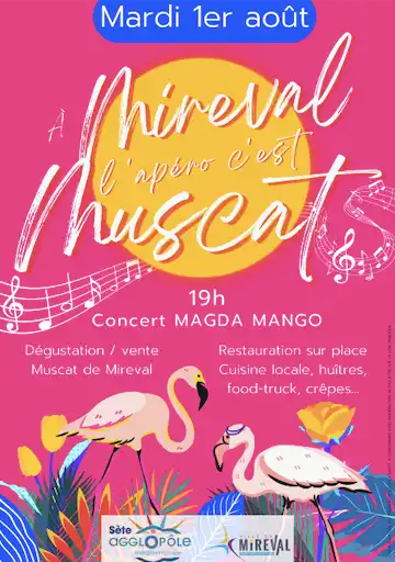 Fête du Muscat – Mardi 1 août – Place Louis Aragon