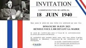 83 ème Anniversaire de l’Appel du Général de Gaulle du 18 juin 1940