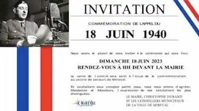 83 ème Anniversaire de l’Appel du Général de Gaulle du 18 juin 1940