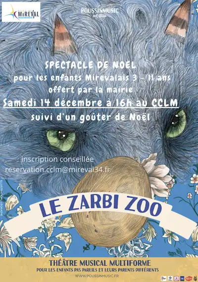 Spectacle de NOËL – enfants 4 à 11 ans – 14 décembre au CCLM