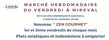 Nouveauté au marché hebdomadaire du vendredi