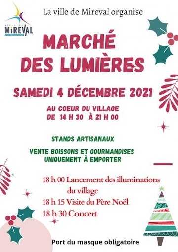 Marché des Lumières – Cœur du village de Mireval