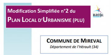 Modification simplifiée du PLU n°2 – Délibération