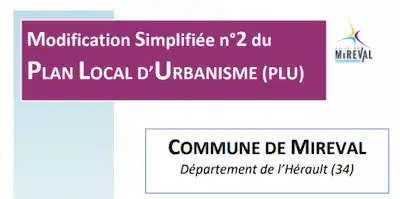 AVIS de la modification simplifiée du PLU n°2