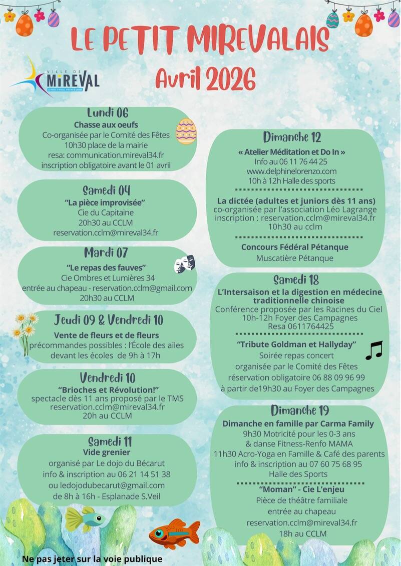 Petit Mirevalais avril 2026
