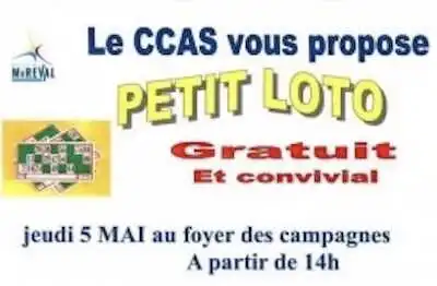 Petit LOTO au Foyer des Campagnes – jeudi 05 mai