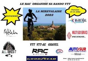 LA MIREVALAISE épreuve VTT – 23 avril 2023