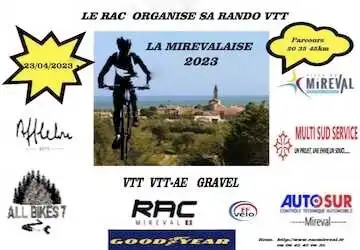 LA MIREVALAISE épreuve VTT – 23 avril 2023