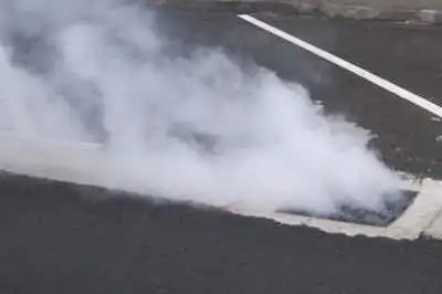 Test au fumigène sur les réseaux d’assainissement