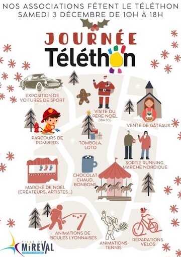 Téléthon & Marché de NOËL- Samedi 03 décembre 2022