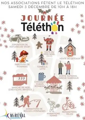 Téléthon & Marché de NOËL- Samedi 03 décembre 2022