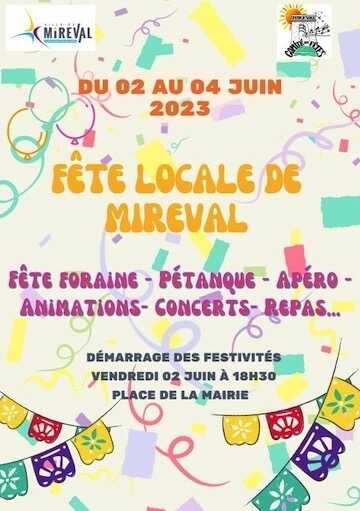 Fête locale de Mireval du 02 au 04 juin !