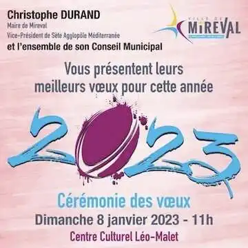 Cérémonie des Voeux 8 Janvier 2023 – 11h