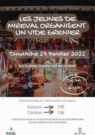 Vide grenier – 27 février 2022