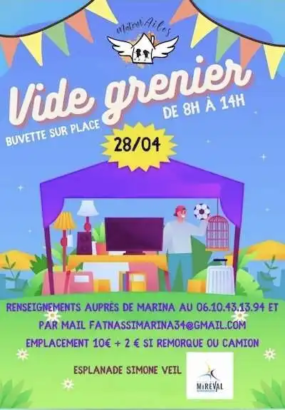 VIDE GRENIER – 28 avril 2024