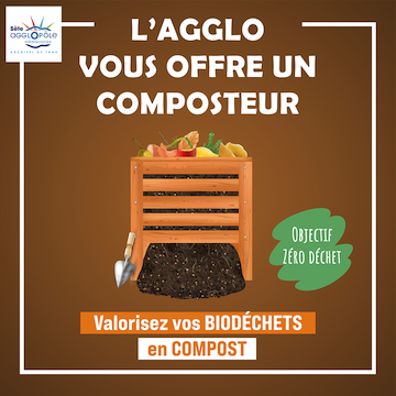 Composteur offert par l'agglo