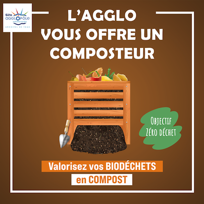 Composteur offert par l'agglo