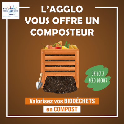 Composteur offert par l'agglo