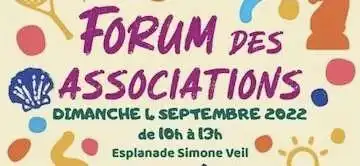 FORUM DES ASSOCIATIONS – Dimanche 4 septembre de 10h à 13h – Esp. S. Veil