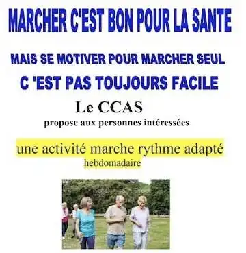 Le CCAS vous invite à marcher à votre rythme !