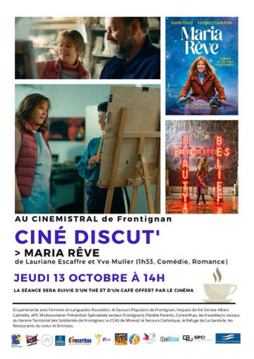 Séance CINE DISCUT’ – jeudi 13 octobre