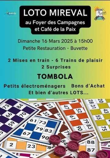 LOTO - Foyer des campagnes - 16 mars 2025