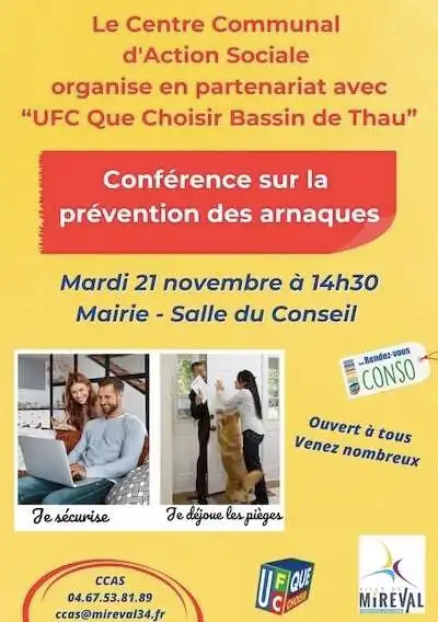 Conférence sur la prévention des arnaques