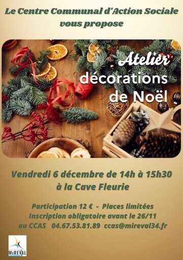 Atelier décorations de Noël!