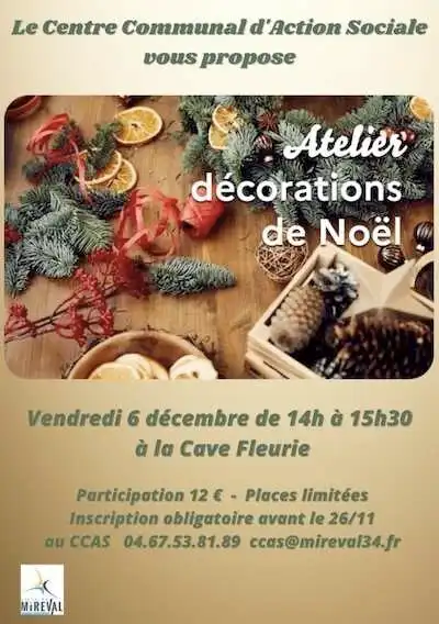 Atelier décorations de Noël!