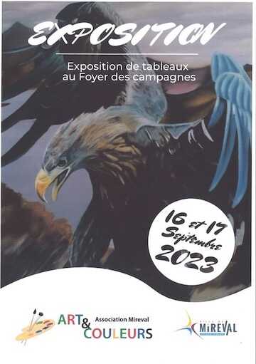 Exposition de tableaux – 16 et 17 septembre 2023 – Foyer des campagnes