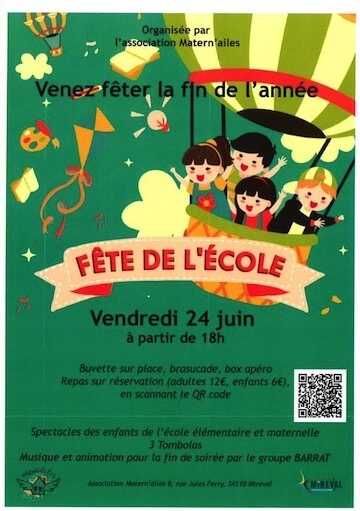 Fête des Écoles – vendredi 24 juin