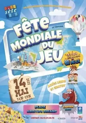 Fête Mondiale du jeu à Sète – 14 mai