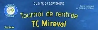 Tournoi de tennis au TCM – 8 au 24 septembre 2022